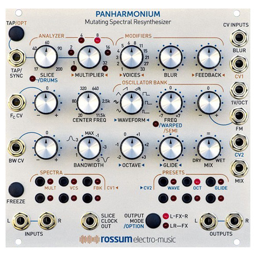 Rossum Electro-Music Panharmonium Eurorack Spectral Resynthesizer Module