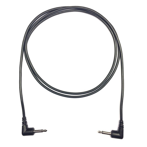 Tendrils Cables Right Angled Eurorack Patch Cable (90cm - Black) 6 PACK