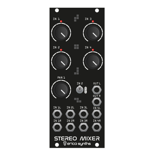 Erica Synths Drum Stereo Mixer Eurorack Module