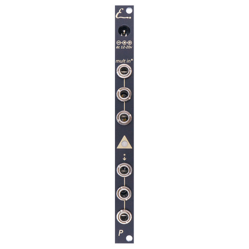 2hp Mult Eurorack Module (Black) at Signal Sounds