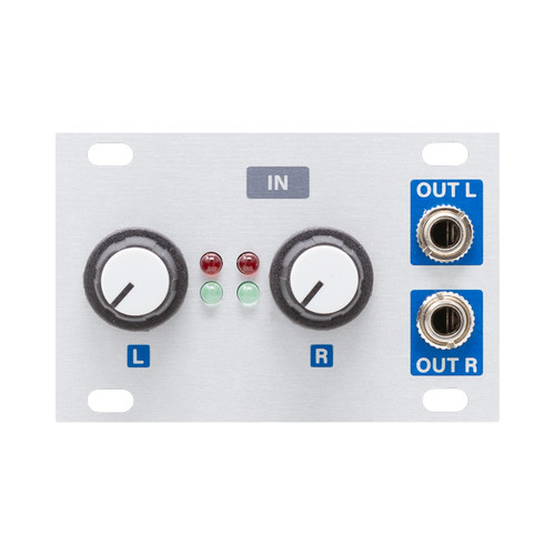 Intellijel Aux Mix 1U Eurorack Stereo Mixer Module at Signal Sounds