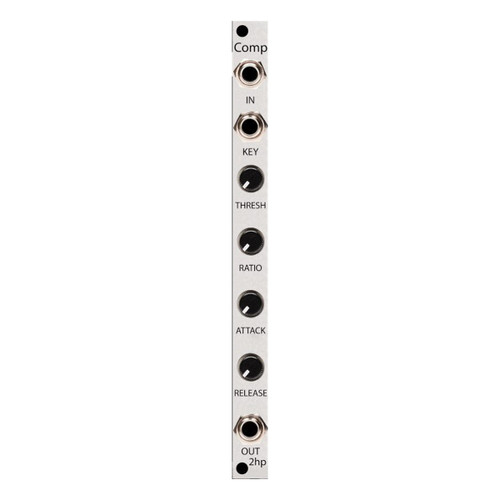 2hp Comp Eurorack Compressor Module (Silver)