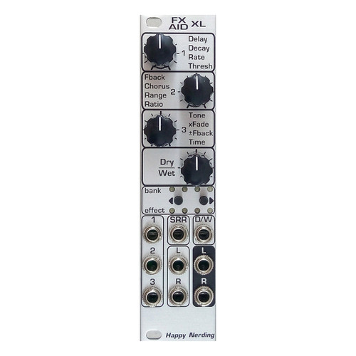 Happy Nerding FX Aid Pro Eurorack Effects Module (Silver) at