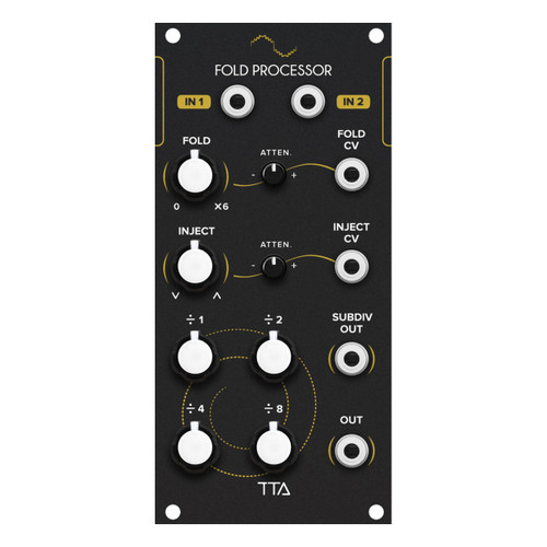 TipTop Audio Fold Eurorack Wavefolder Module (Black)