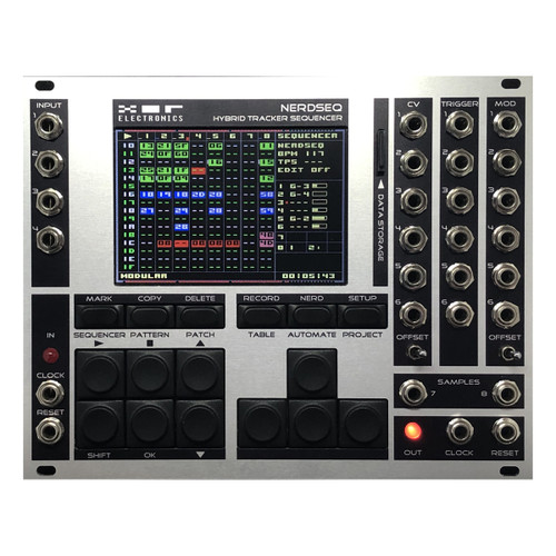 XOR Electronics NerdSeq Eurorack Tracker Sequencer Module (Grey