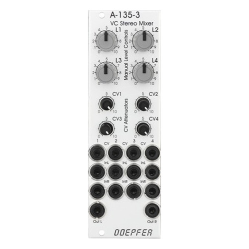 Doepfer A-138S Eurorack Stereo Mini Mixer Module at Signal