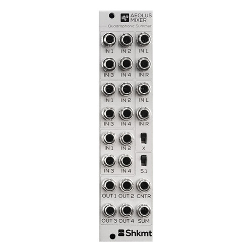 Shakmat Modular Aeolus Mixer Eurorack Quadraphonic Mixer Module