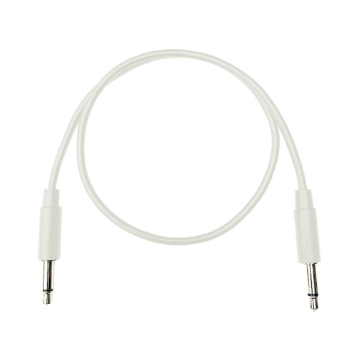 Tendrils Cables Straight Eurorack Patch Cables (10cm White) 6 Pack