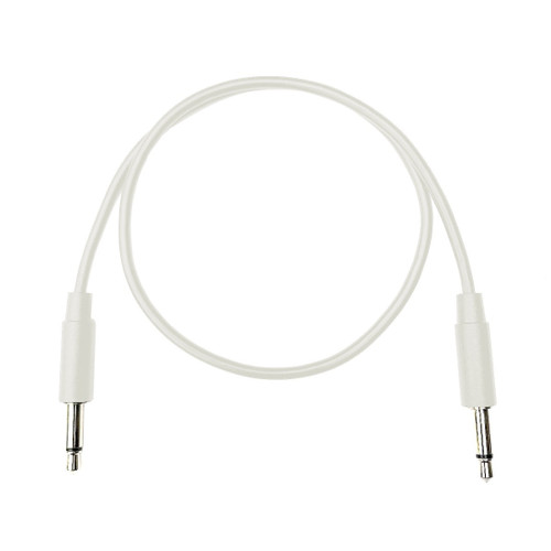 Tendrils Cables Straight Eurorack Patch Cables (30cm White) 6 Pack