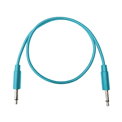 Tendrils Cables Straight Eurorack Patch Cables (120cm Cyan) 6 Pack