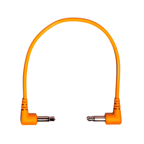 Tendrils Cables Right Angled Eurorack Patch Cable (15cm - Orange) 6 pack