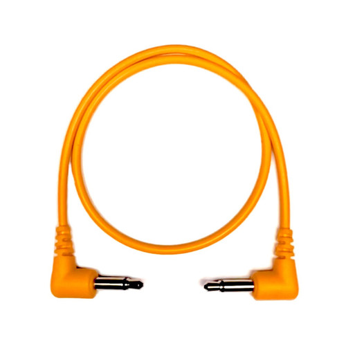 Tendrils Cables Right Angled Eurorack Patch Cable (30cm - Orange) 6 pack