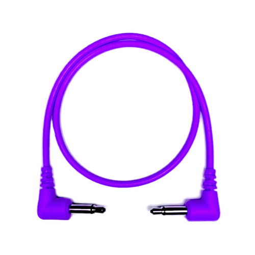 Tendrils Cables Right Angled Eurorack Patch Cable (30cm - Purple) 6 pack