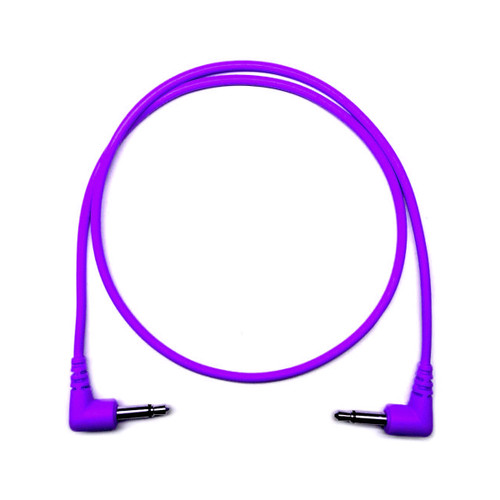 Tendrils Cables Right Angled Eurorack Patch Cable (45cm - Purple) 6 pack