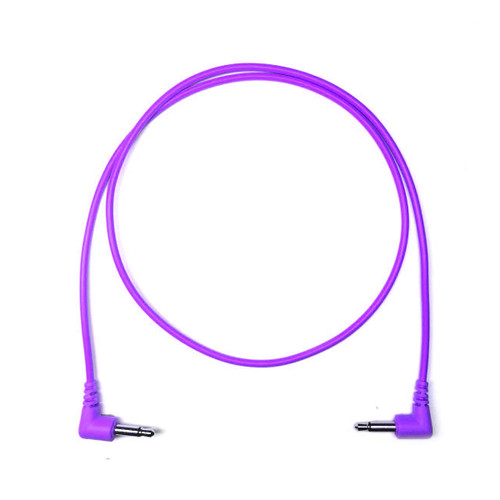 Tendrils Cables Right Angled Eurorack Patch Cable (60cm - Purple) 6 pack