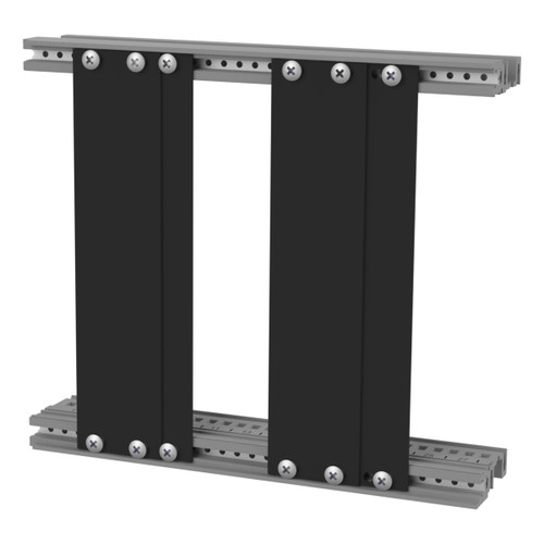 Konstant Lab FlexiBlind Adjustable Eurorack Blank Panel S (6-12hp - Black)