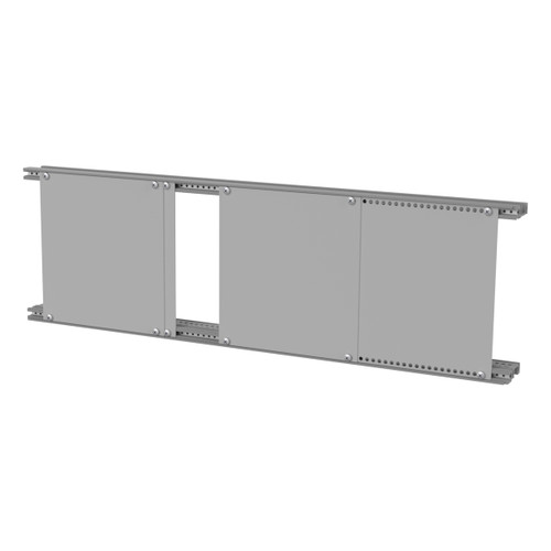 Konstant Lab FlexiBlind Adjustable Eurorack Blank Panel L (24-48hp - Silver)