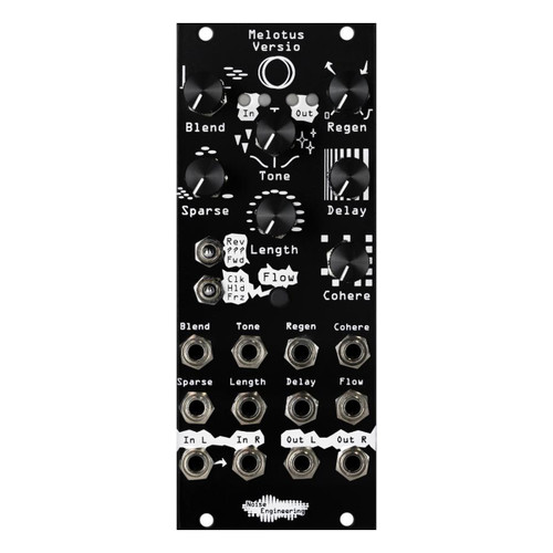 Noise Engineering Melotus Versio Eurorack Stereo Granular Processor Module (Black)