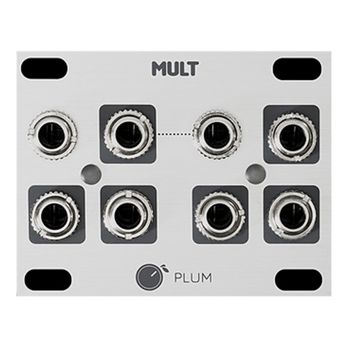 Plum Audio Mult Eurorack Buff Mult 1U Module (Silver)