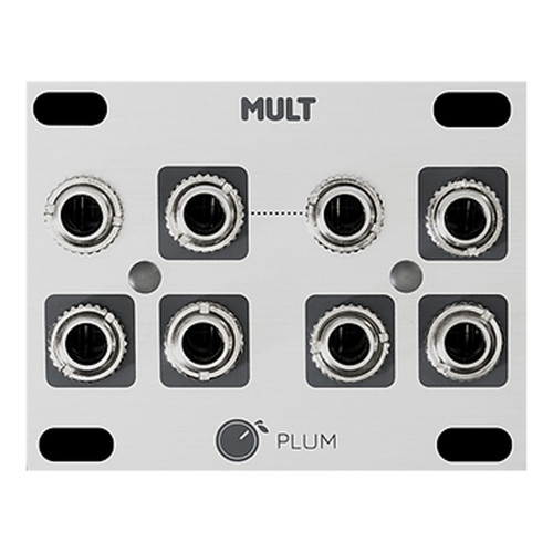 Plum Audio Mult Eurorack Buff Mult 1U Module (Black) at Signal Sounds