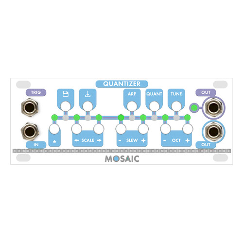 Mosaic Quantizer 1U Eurorack Module (White)