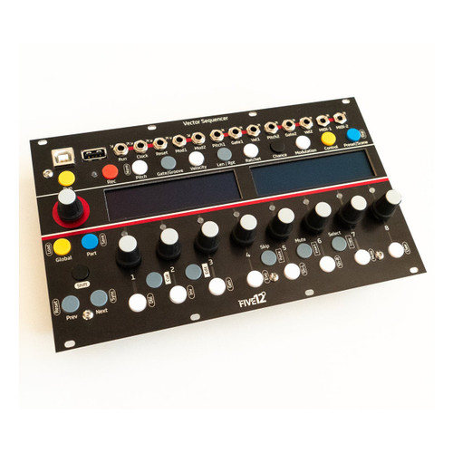 Five12 Vector Eurorack Sequencer Module (Black)