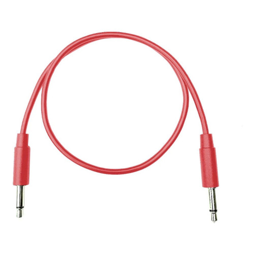 Tendrils Cables Straight Eurorack Patch Cables (10cm Red) 6 Pack