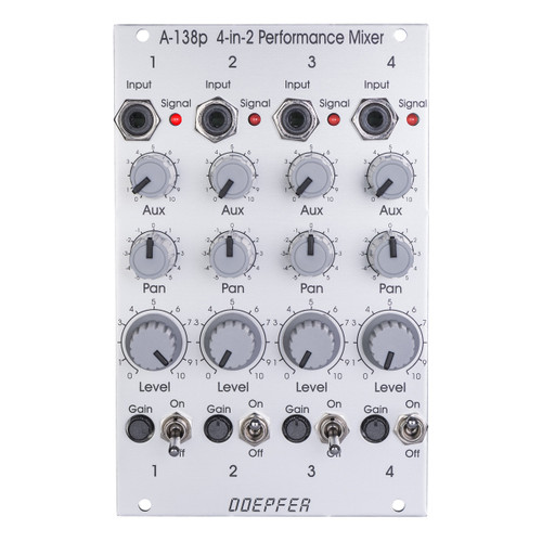 Doepfer A-138S Eurorack Stereo Mini Mixer Module - Signal Sounds