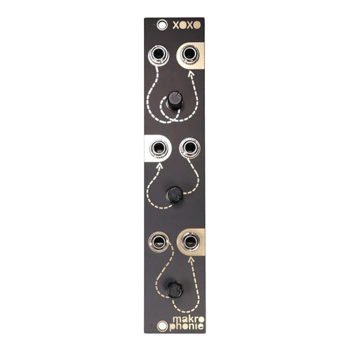 XOXO Modular Makrophonie Triple Preamp Eurorack Module