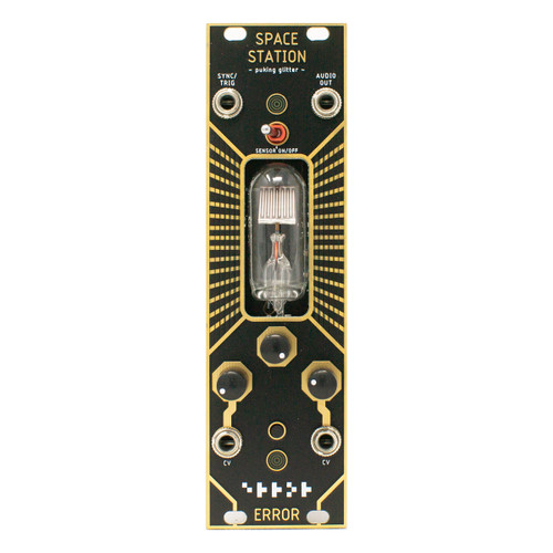 Error Instruments Space Station Eurorack Valve Radio Noise Synth Module (Gold)