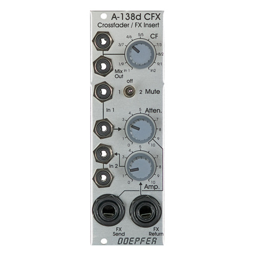 Doepfer A-138d Crossfader/FX Insert Eurorack Module