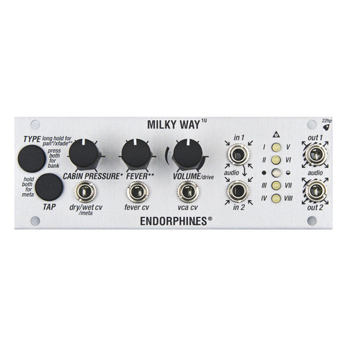 Milky Way 1U ENDORPHIN.ES Milky Way 1U Silver Silver | Reverb