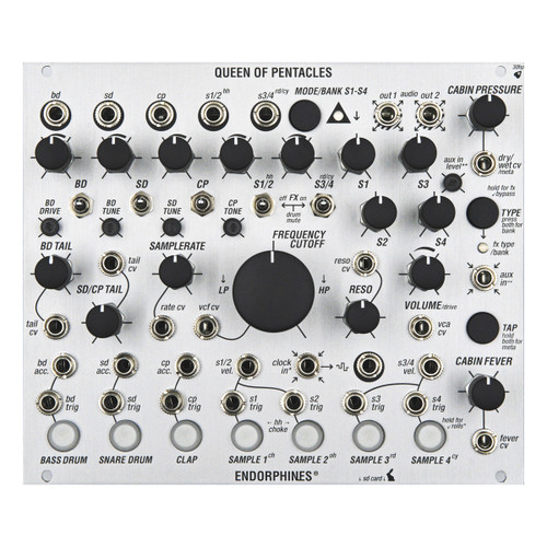 Endorphin.es Squawk Dirty To Me Filter Module (Silver) at Signal