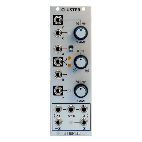 Toppobrillo Cluster Eurorack Processing Toolbox Module (Silver)