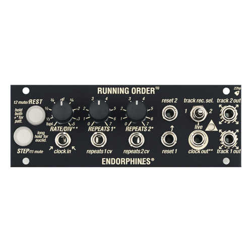 Endorphin.es Running Order Eurorack Trigger Sequencer 1U