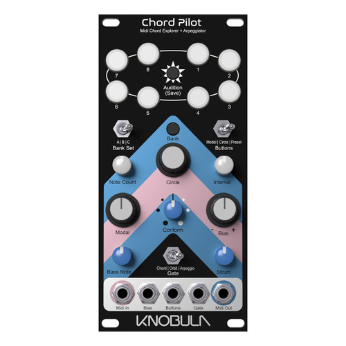 Knobula Kickain Eurorack Drum Module (Dark Mode) at Signal