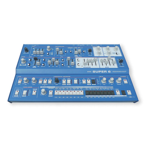 UDO Audio Super 6 Hybrid Analogue Polyphonic Synth - Desktop (Blue)