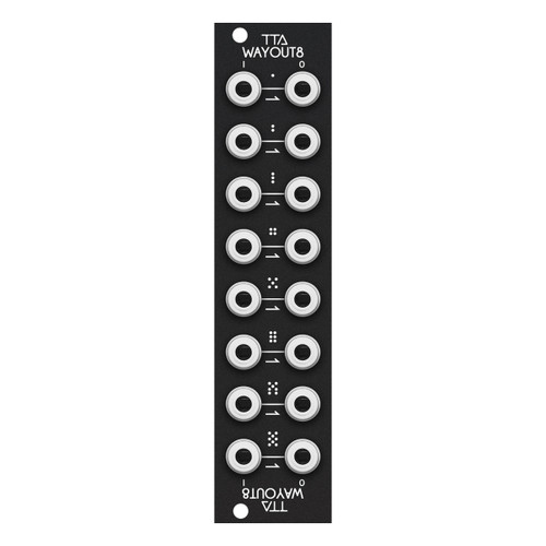 TipTop Audio Wayout8 Eurorack Signal Router Module (Black)