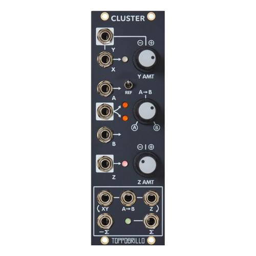 Toppobrillo Cluster Eurorack Processing Toolbox Module (Black)