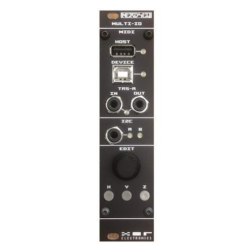 XOR Electronics NerdSeq Eurorack Tracker Sequencer Module (Black