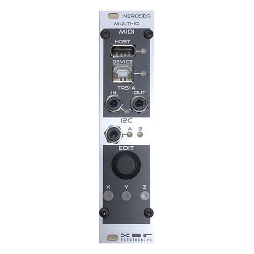 XOR Electronics Multi IO Expander Eurorack Module (NerdSeq - Grey/Black)