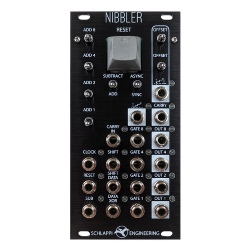 Schlappi Engineering Nibbler Eurorack Digital Shift Register Module (Black)