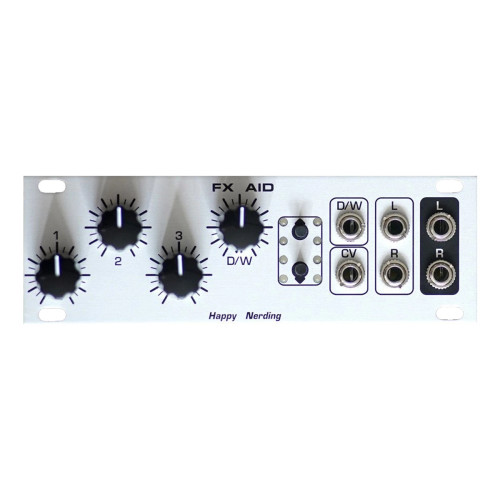 Happy Nerding FX Aid Pro Eurorack Effects Module (Silver) at