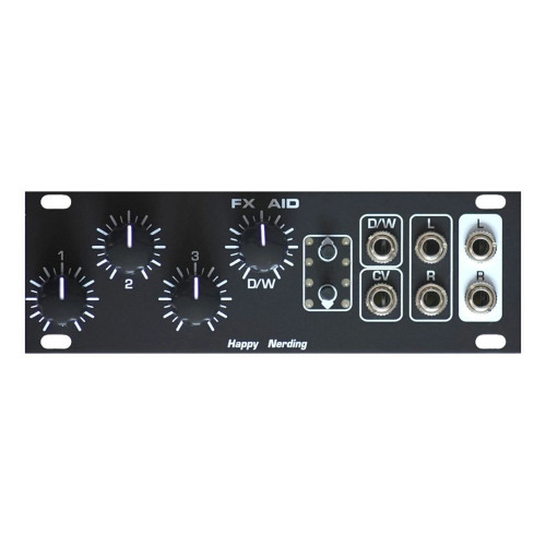 Happy Nerding FX Aid Eurorack Multi-Effects 1U Module (Black)