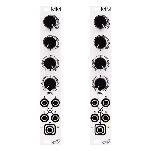 AtoV Project MMx2 Eurorack Mixer Utility Module (Silver)