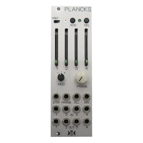 Michigan Synth Works Plancks II Eurorack Mixer module (Black) at