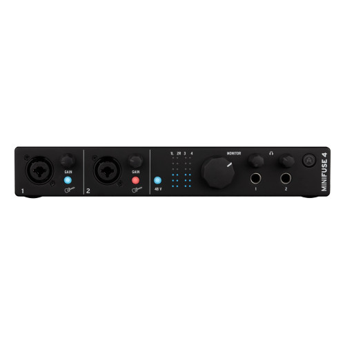 Arturia MiniFuse 4 USB Audio Interface (Black)