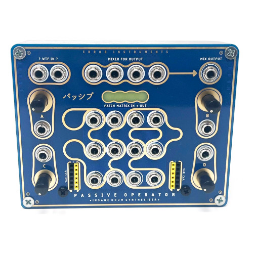 Body Synths Metal Fetishist Desktop Drum Synth at Signal Sounds