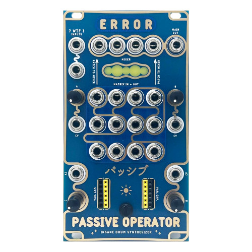 Error Instruments Passive Operator Eurorack Drum Synth Module