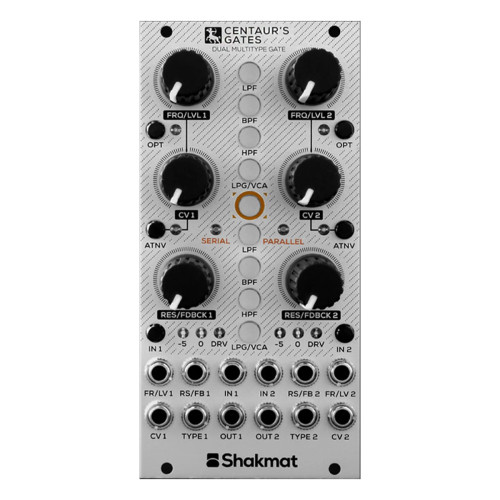 Shakmat Modular Centaur's Gates Eurorack Dual Multi-mode Filter/LPG/VCA Module